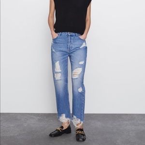 Z1975 High Rise Straight Jeans